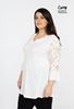 Picture of PLUS SIZE TOP WITH LACE SLEEVE